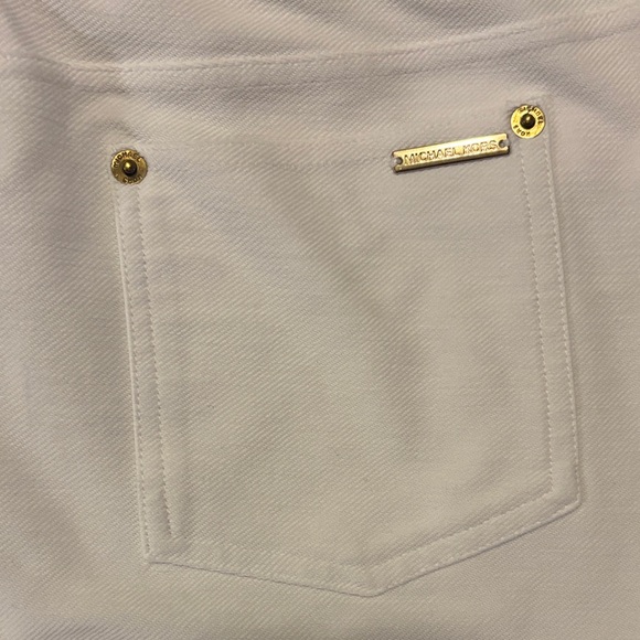 NWOT! MICHAEL Michael Kors White Leggings - Picture 3 of 3
